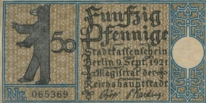 Banknote from Germany