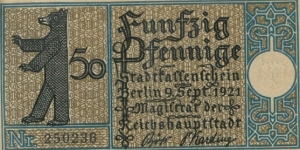 Banknote from Germany