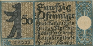 Banknote from Germany