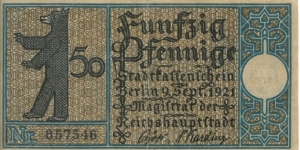 Banknote from Germany