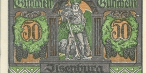 Notgeld:
Iisenburg Banknote