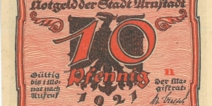 Banknote from Germany