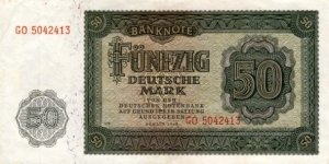 50 Mark - East Germany Banknote