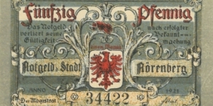 Notgeld:
Norenberg Banknote