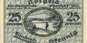 Notgeld:
Oberhof Banknote