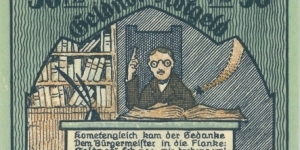 Notgeld:
Schmolln Banknote