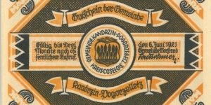 Banknote from Germany