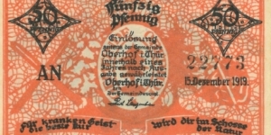 Banknote from Germany