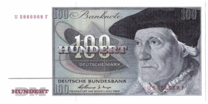 100 Mark(Reserve Notes for Western Germany/ Modern Reprint) Banknote