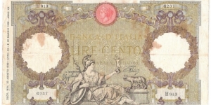 100 Lire(1942) Banknote