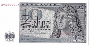 10 Mark(Reserve Notes for West Berlin/ Modern Reprint) Banknote
