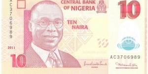 10 Naira(Polymer Issue) Banknote