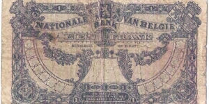 Banknote from Belgium