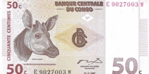 50 Centimes Banknote