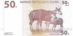 Banknote from Congo