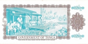 Banknote from Tonga