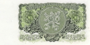 Banknote from Czech Republic