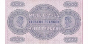 Banknote from Switzerland