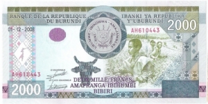 2000 Francs Banknote