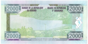 Banknote from Burundi