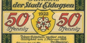 Notgeld:
Eldagsen Banknote