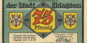 Notgeld:
Eldagsen Banknote