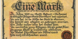 Notgeld:
Eldagsen Banknote