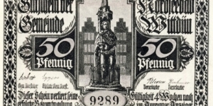 Notgeld 50 Pfennig - Wittdün Banknote