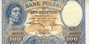 100 Złotych Banknote