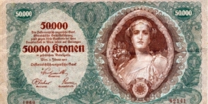 50.000 Kronen Banknote