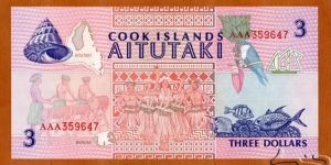 Banknote from Cook Islands