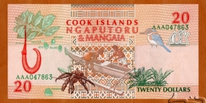 Banknote from Cook Islands