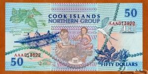 Banknote from Cook Islands