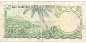 Banknote from East Caribbean St.