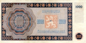 Banknote from Czech Republic