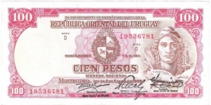 100 Pesos(1967 issue) Banknote