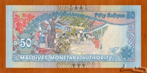 Banknote from Maldives