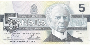 5 Dollars Banknote