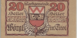 Banknote from Austria