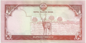 Banknote from Nepal