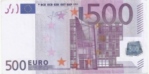 EU-BN 500 Euro 2002 (Germany)-1 Banknote