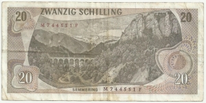 Banknote from Austria