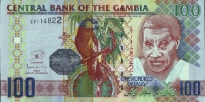 The Gambia N.D. (2013) 100 Dalasis. Banknote