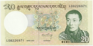 BhutanBN 20 Ngultrum 2013 Banknote