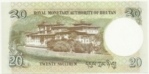 Banknote from Bhutan