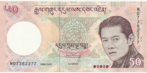 BhutanBN 50 Ngultrum 2013 Banknote