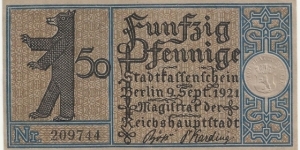 Banknote from Germany