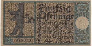 Banknote from Germany