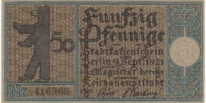Banknote from Germany