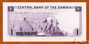 Banknote from Gambia